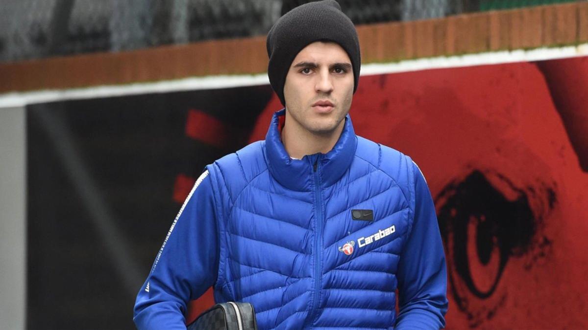 Morata pasará hoy revisión médica con el Atlético