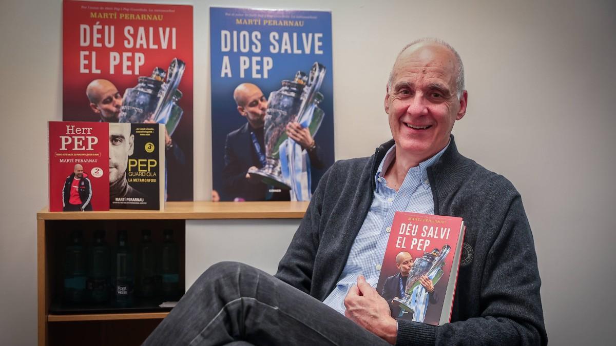 Martí Perarnau es el escritor de Dios Salve a Pep, el libro que cierra su trilogía sobre el técnico de Santpedor