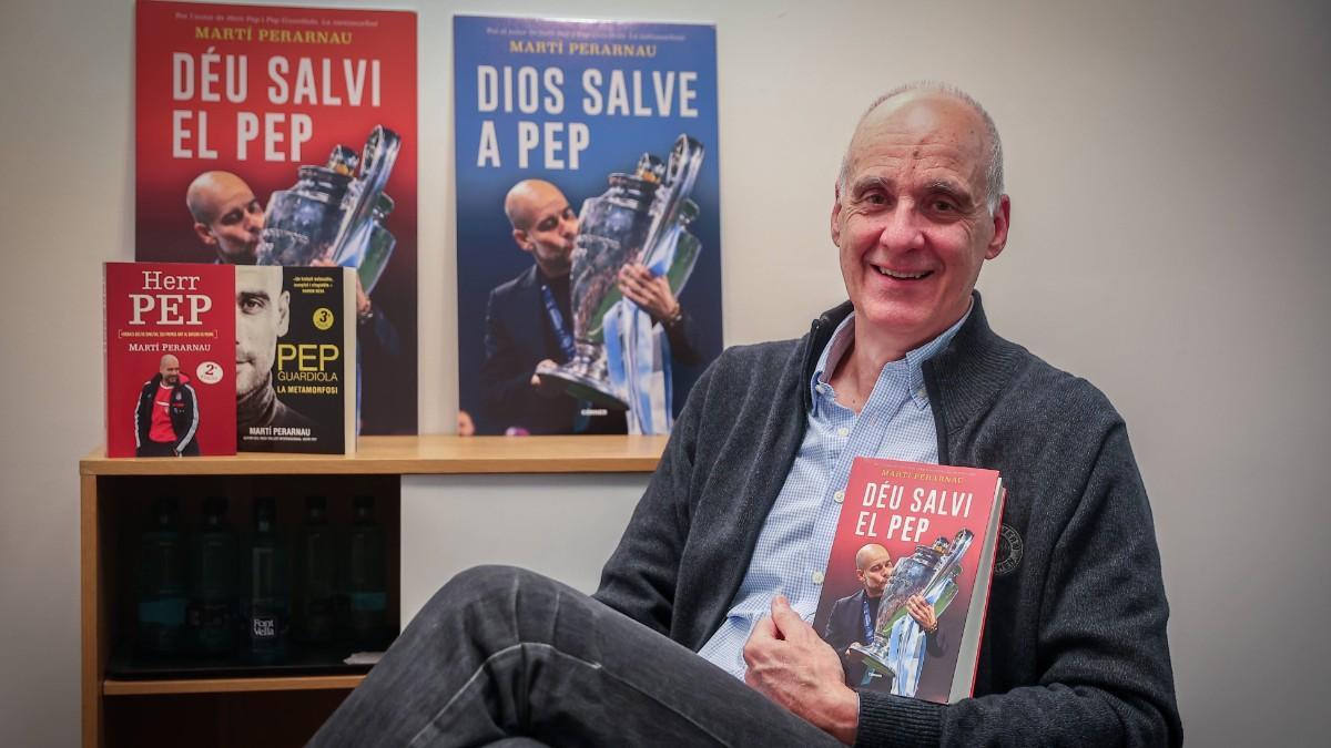 Martí Perarnau es el escritor de Dios Salve a Pep, el libro que cierra su trilogía sobre el técnico de Santpedor