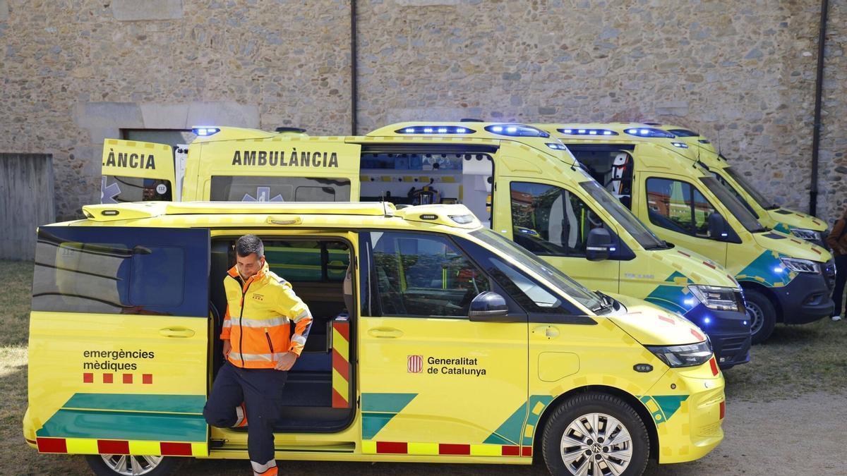 Vídeo: Girona estrena 224 ambulàncies en el nou model de transport sanitari