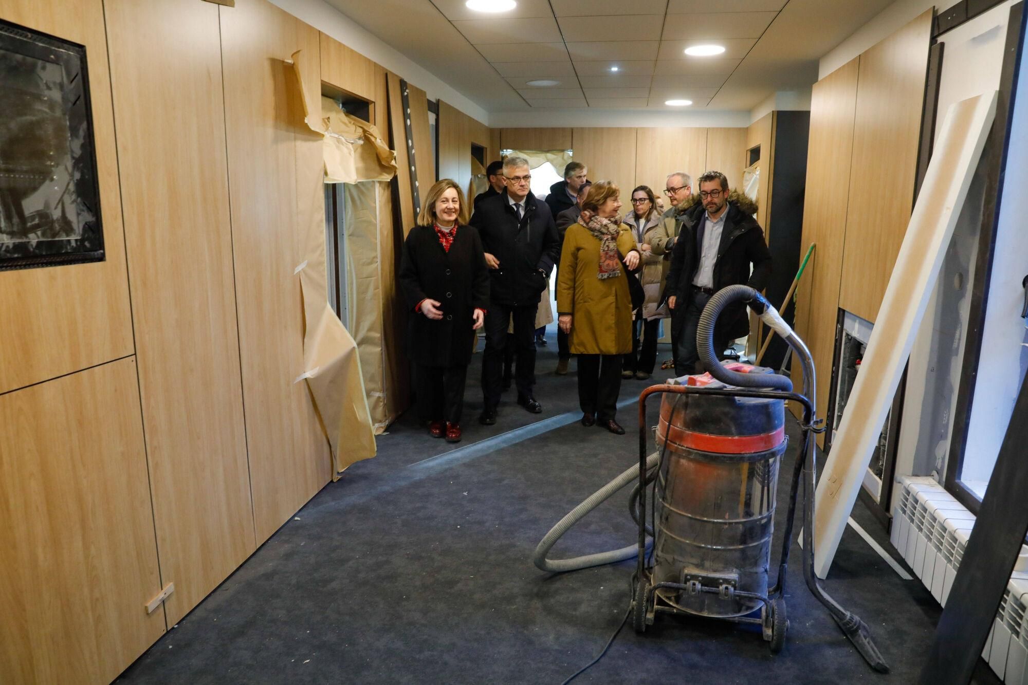 En imágenes: Así avanzan por dentro las obras en la nueva sede del Conservatorio de Avilés