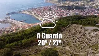 El tiempo en A Guarda: previsión meteorológica para hoy, lunes 17 de agosto