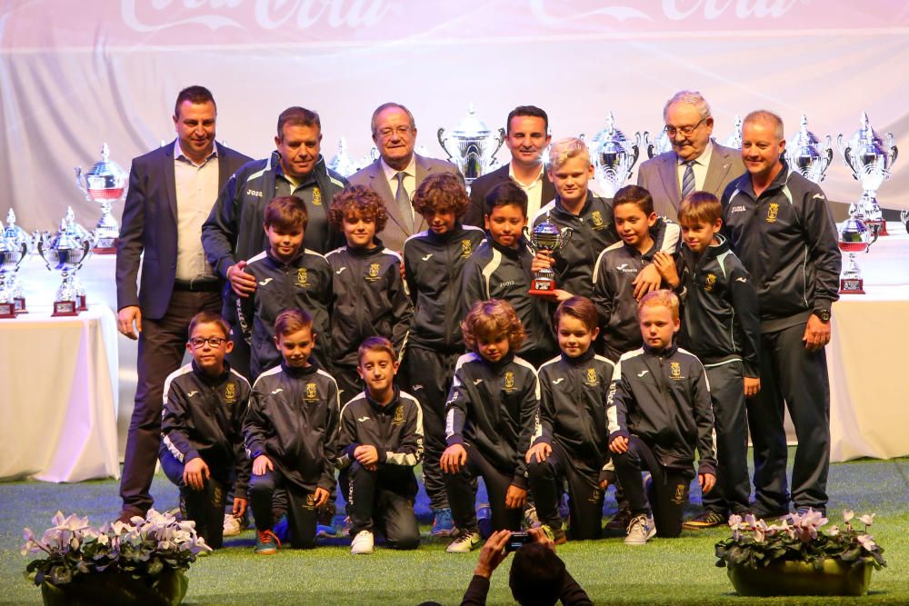 170 equipos premiados en la Gala del Fútbol Base Provincial en La Nucía