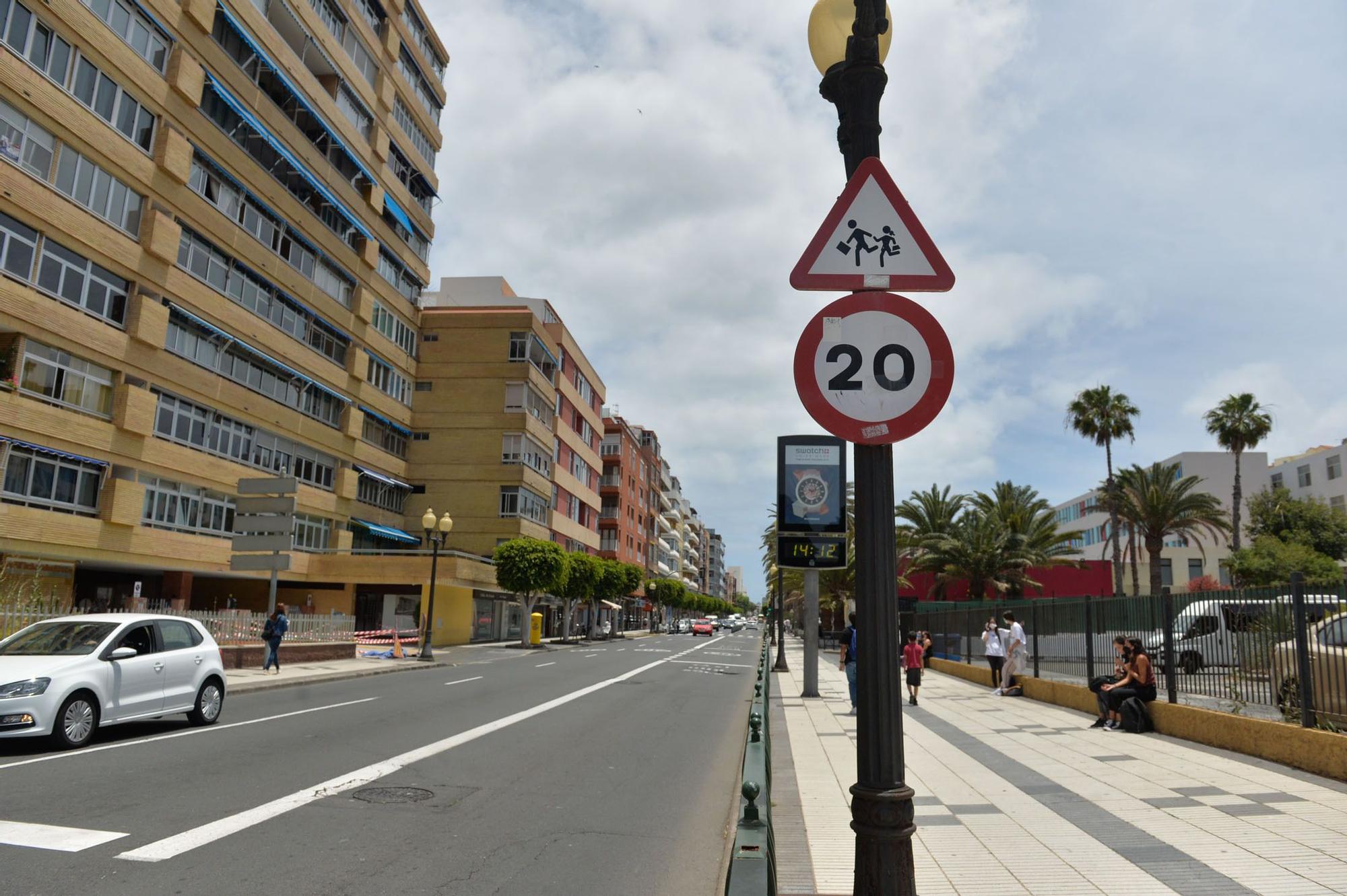 Las Palmas de Gran Canaria, una ciudad entre 20 y 80 por hora