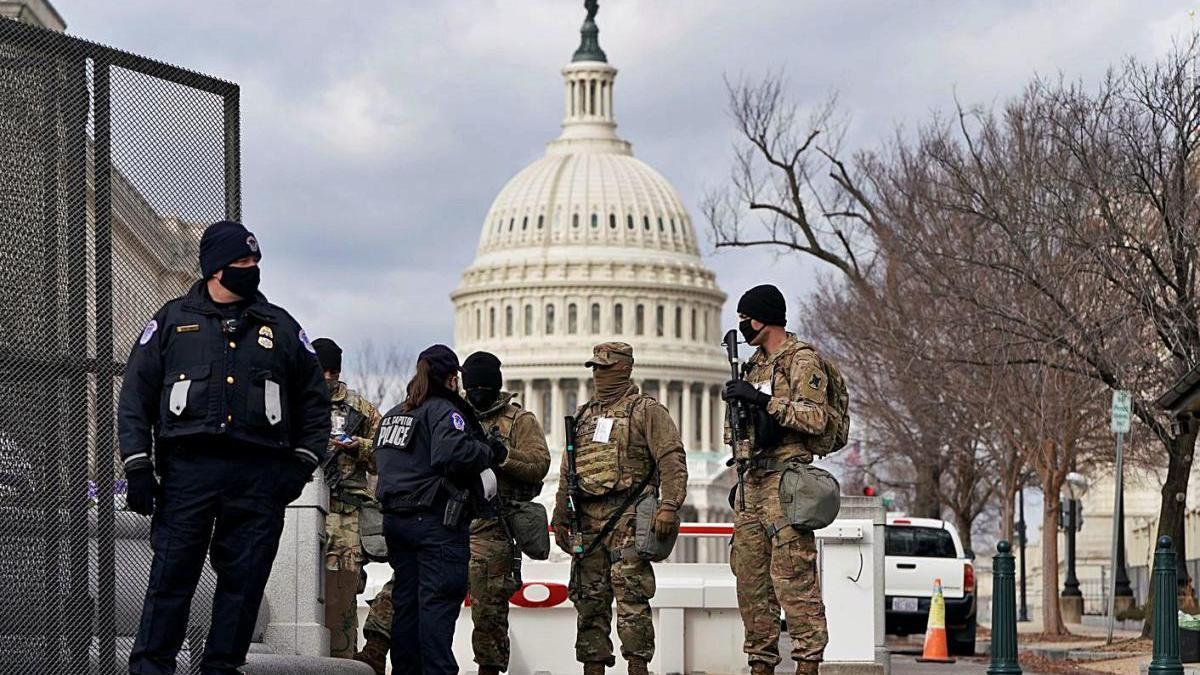 Els carrers de Washington s&#039;han omplert de soldats i policia per prevenir qualsevol incident