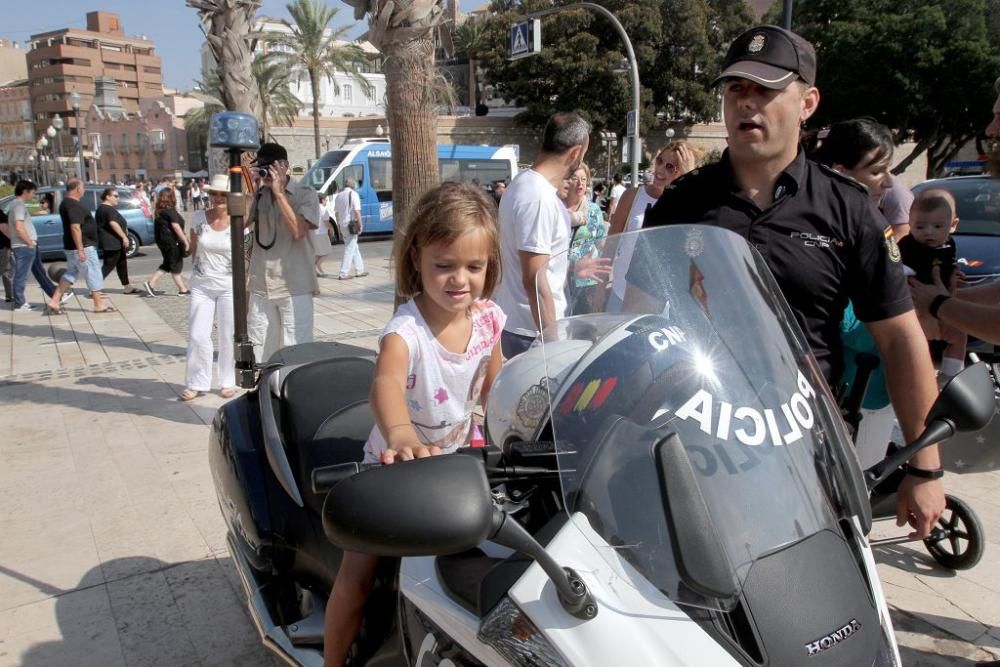 La Policía Nacional celebra su patrón con un simul