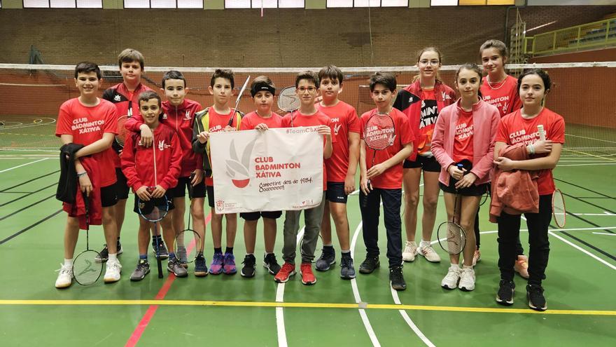 El Bádminton Xàtiva logra un pleno de victorias en la Liga Autonómica de Clubes y sigue líder