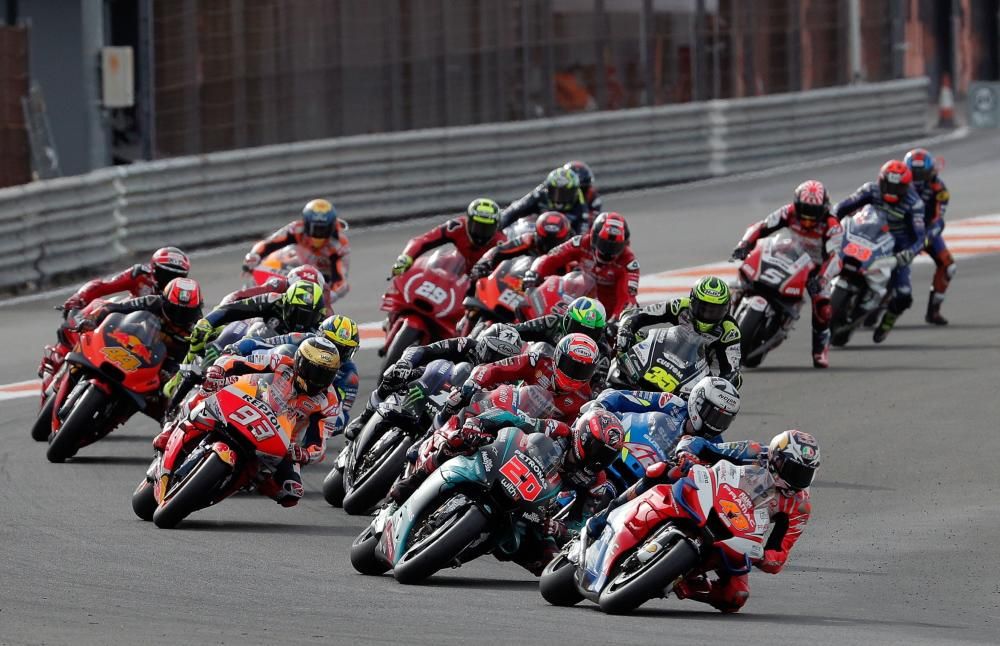 Carrera de MotoGP en Cheste