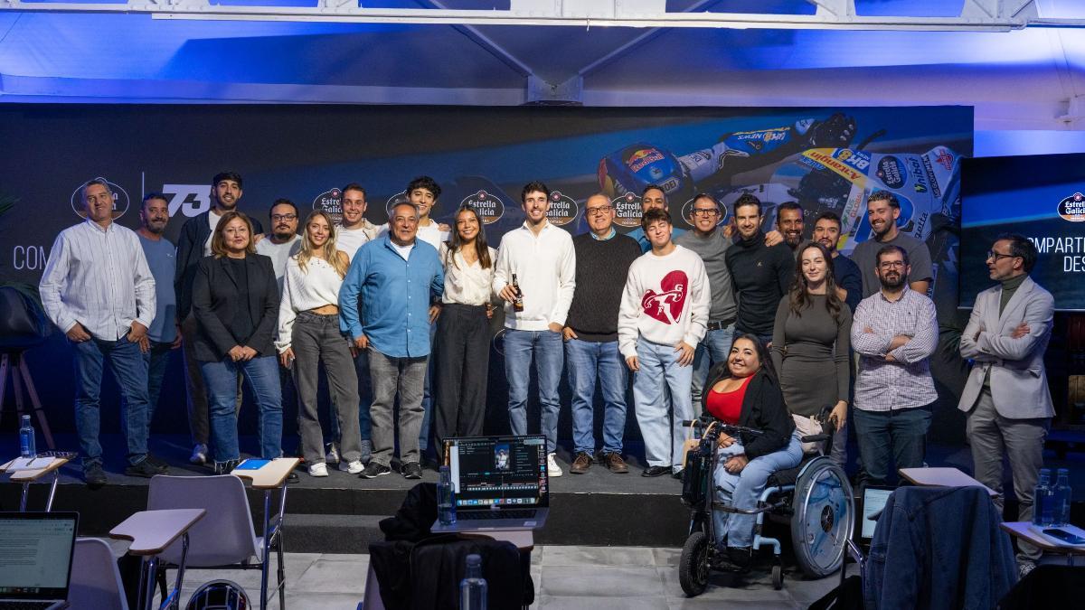 Álex Márquez, en su encuentro con los medios en Madrid, a su regreso de Malasia como flamante subcampeón del mundo