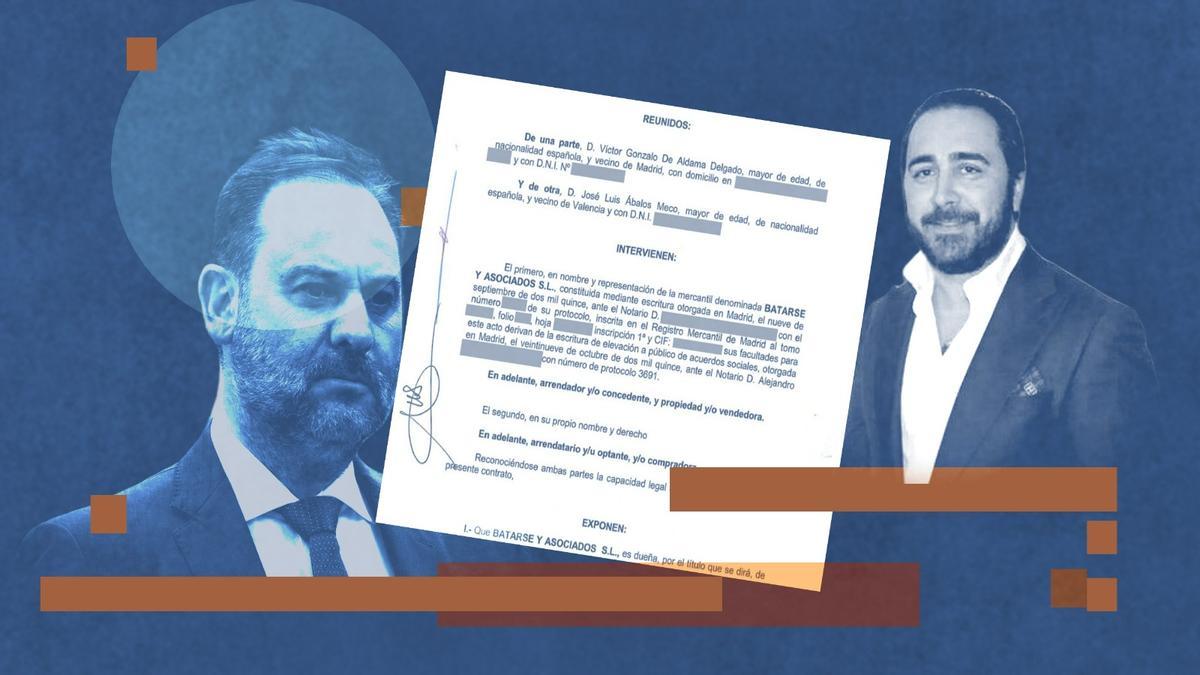 José Luis Ábalos y Víctor de Aldama