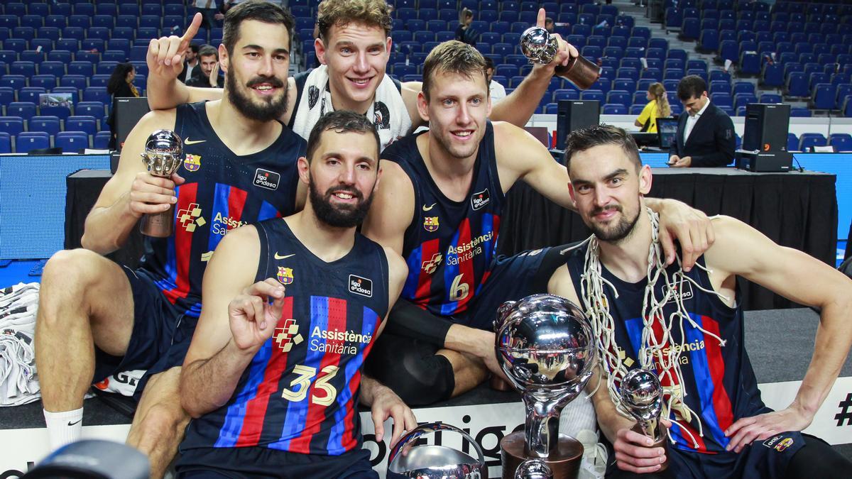 Kalinic, Mirotic, Jokubaitis, Vesely y Satoransky, campeones de la Liga ACB.
