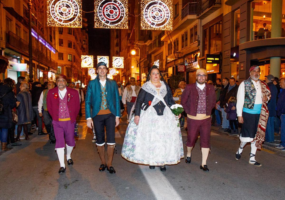Las fallas de Mislata, en la Ofrenda de València