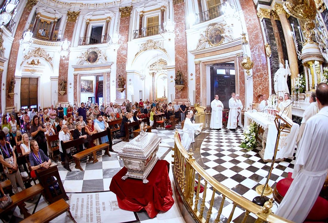 Las reliquias de San Francisco de Borja ya están en València