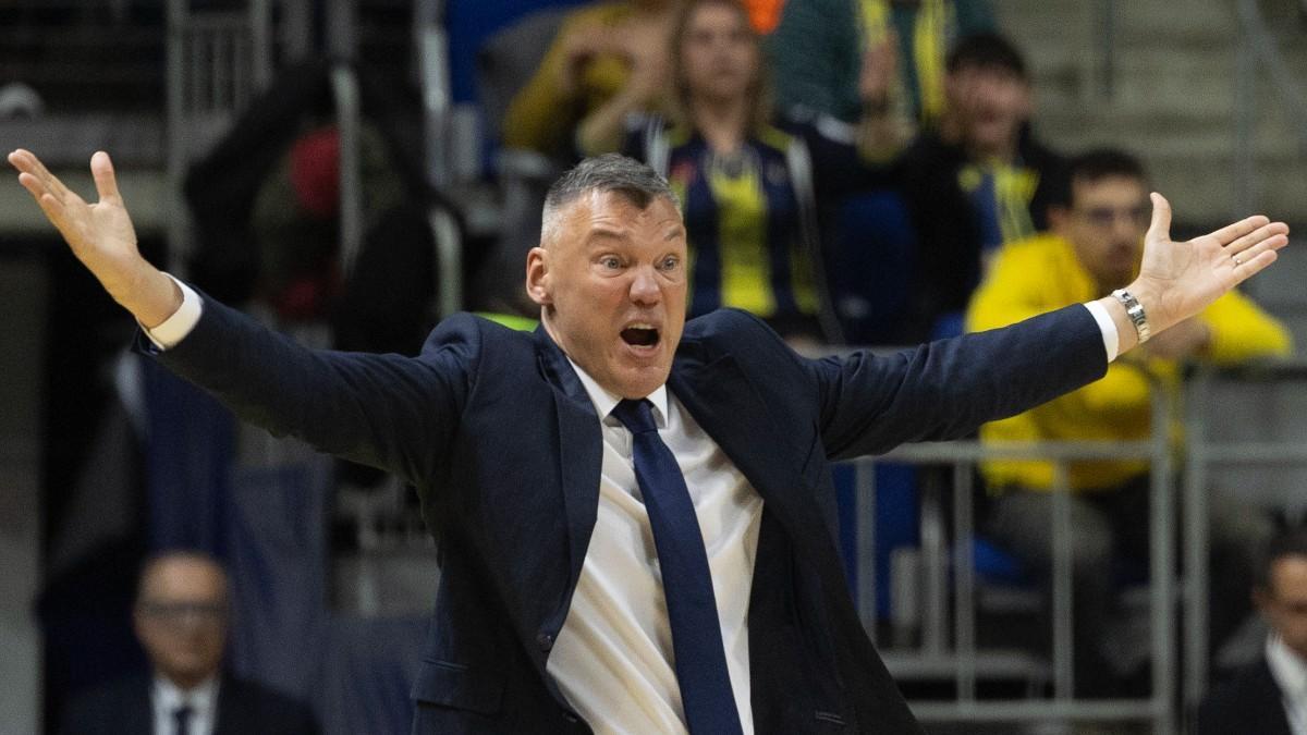 Saras Jasikevicius, durante un partido de Euroliga con Fenerbahçe
