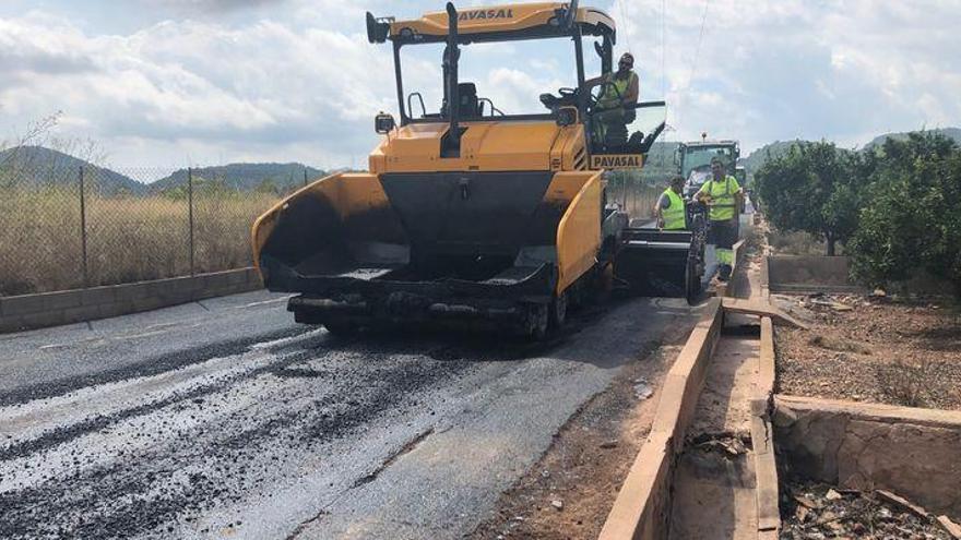 Inversión histórica en Betxí para asfaltar caminos rurales