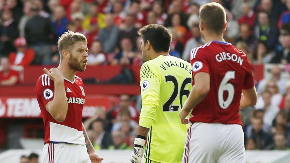 Valdés discute con Clayton