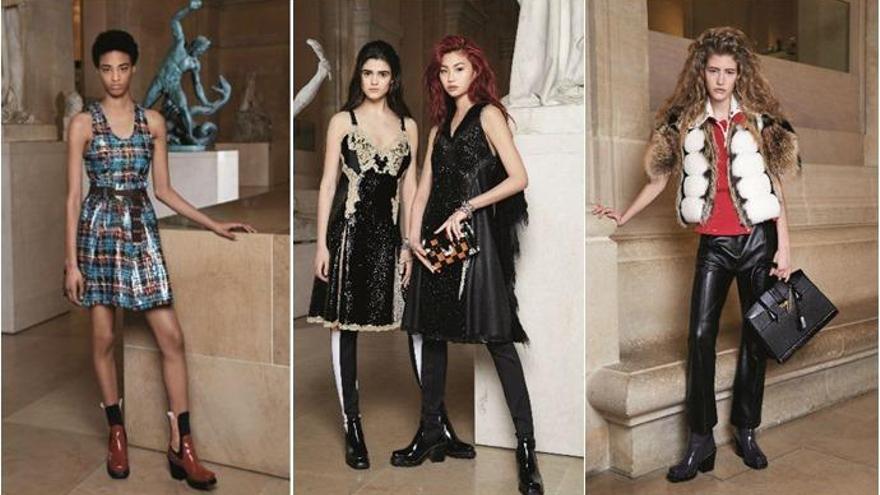 Louis Vuitton presenta su desfile en El Louvre.