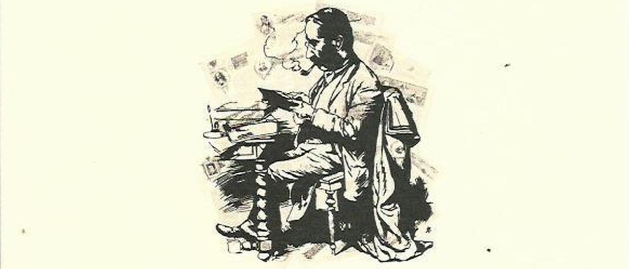 Florencio Moreno Godino en una ilustración.