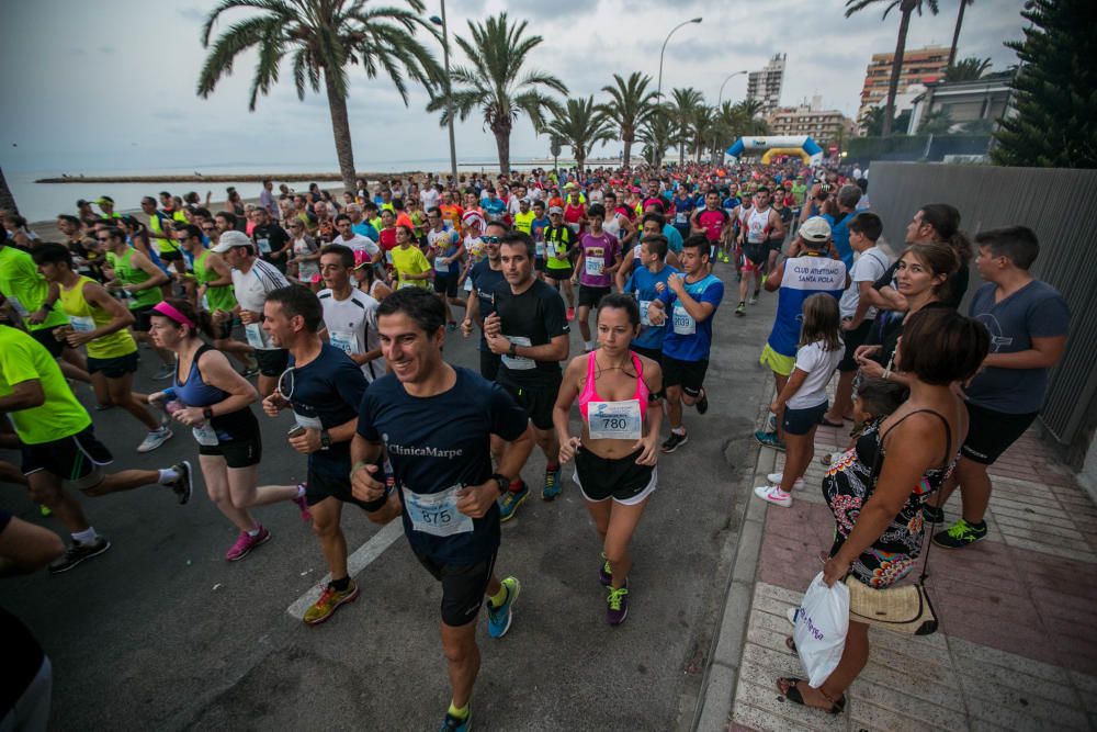 Madrugón festivo y atlético en Santa Pola