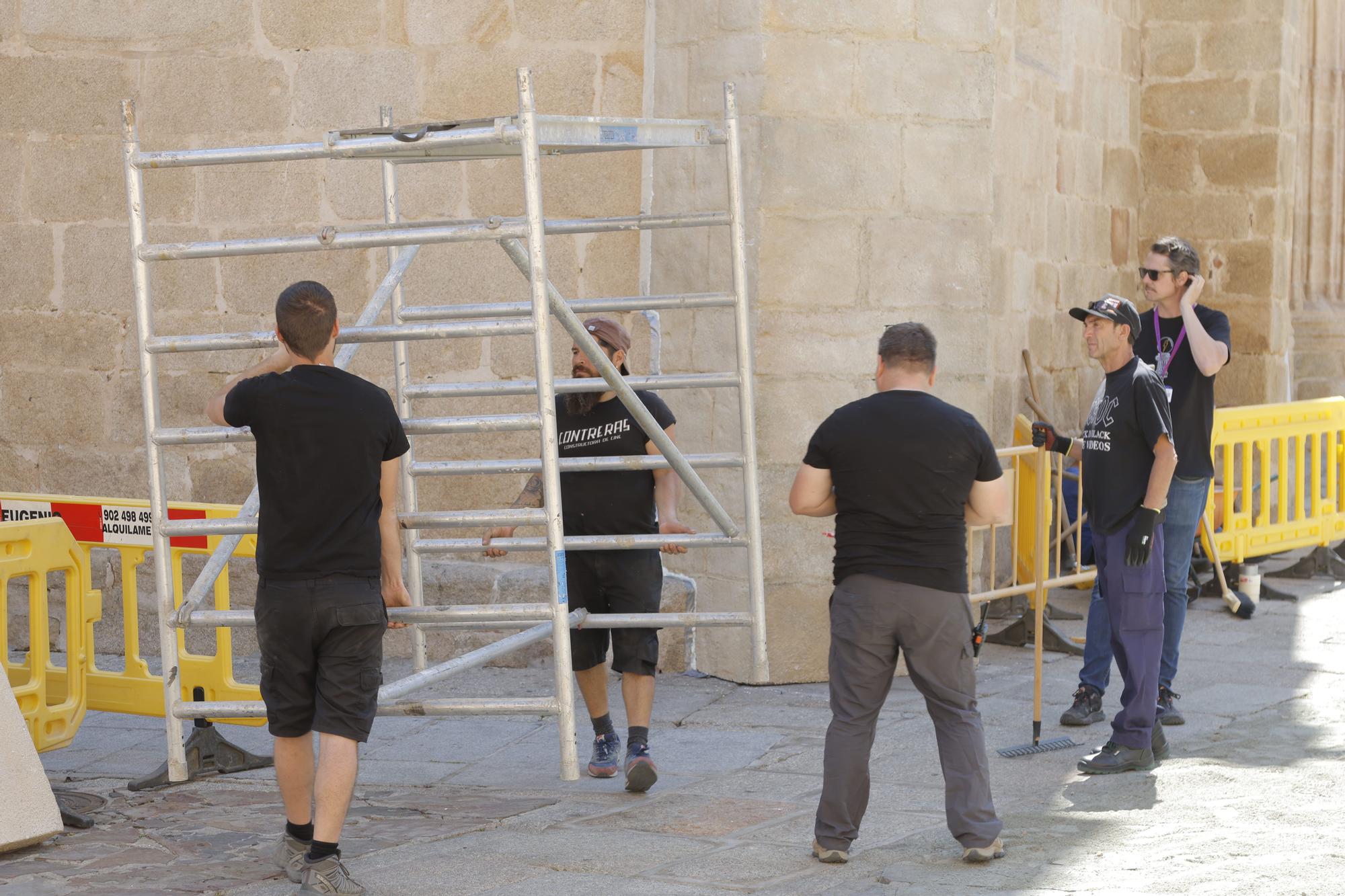 Fotogalería | Cáceres ya es el 'Desembarco del rey'