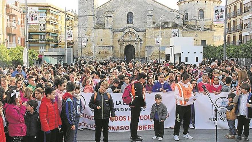 El Colegio Antonio Machado pide una pista cubierta para el centro