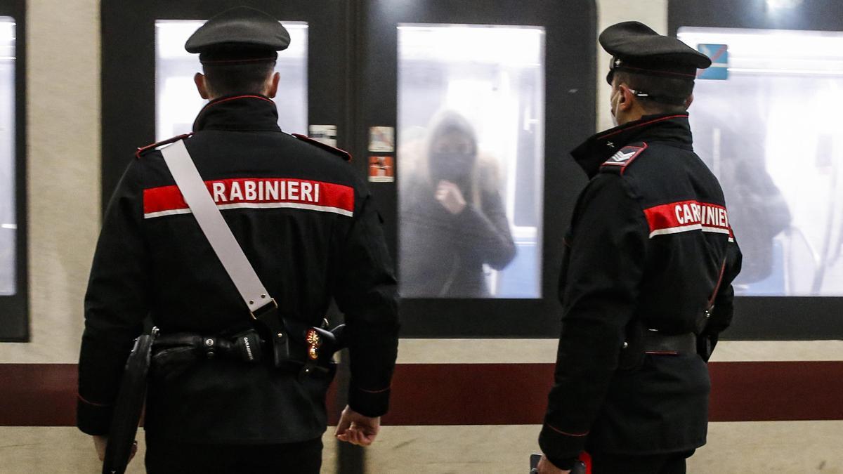 Policias italianos, en una imagen de archivo.