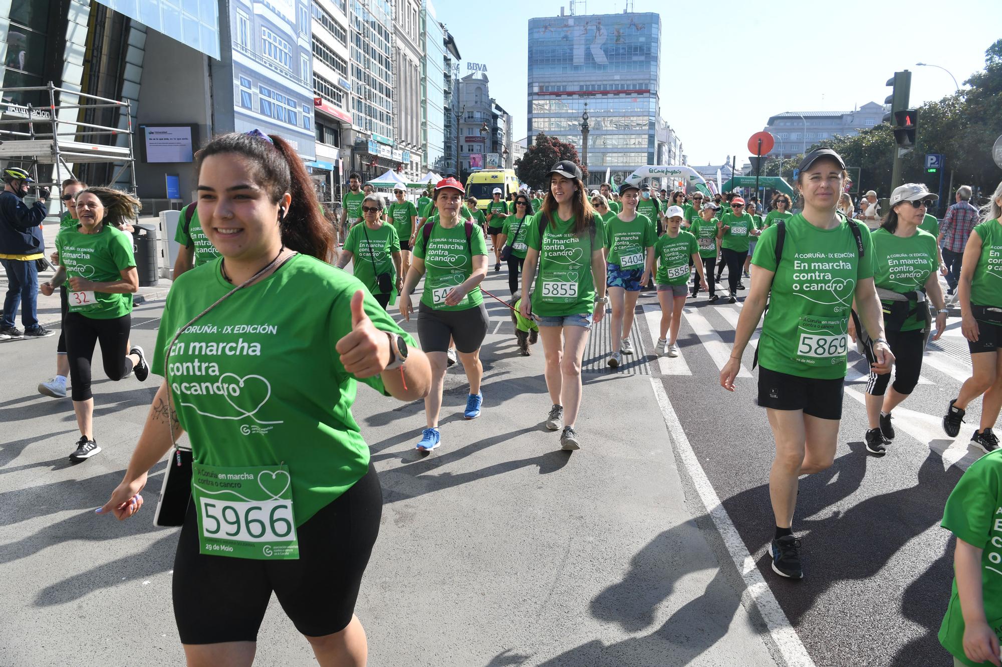 La Carrera contra el Cáncer tiñe de verde la ciudad