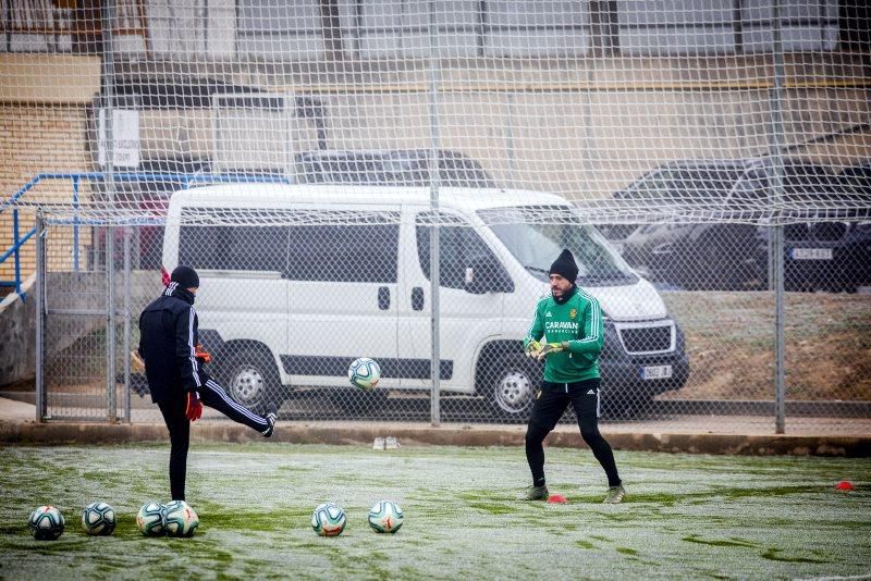 Entrenamiento del 13 de enero del Real Zaragoza