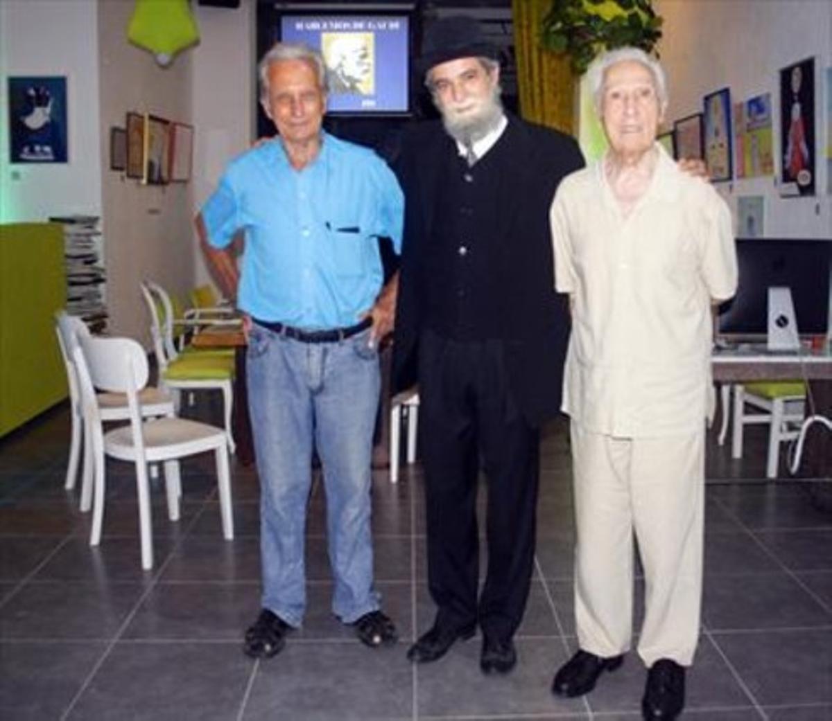Hugo Acuña, Arseniy Kovalskiy Kova-Gaudí i Feliciano Pla-Xiberta.
