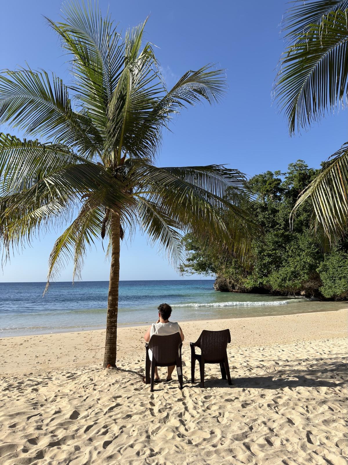 Una playa preciosa que te deja postales como estas.