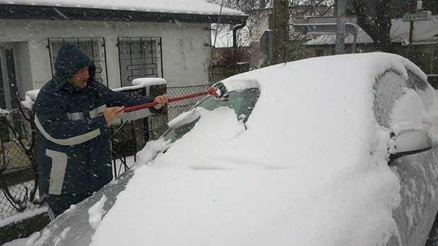 El invierno cubre de blanco la provincia