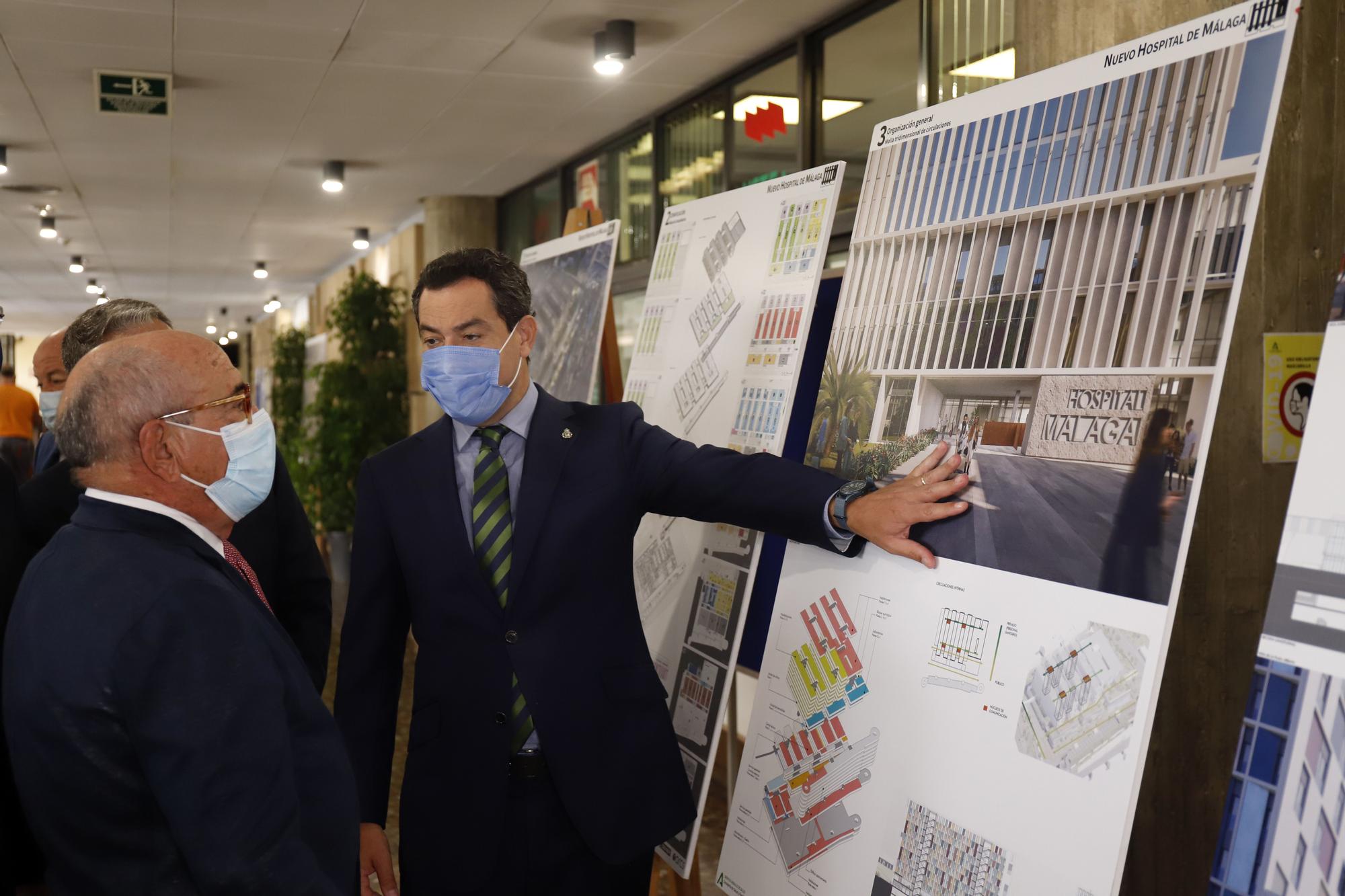 Presentación del anteproyecto del tercer hospital de Málaga.