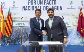 Mazón y López Miras exigen un pacto nacional del agua mientras Page les amenaza con más protección del Tajo