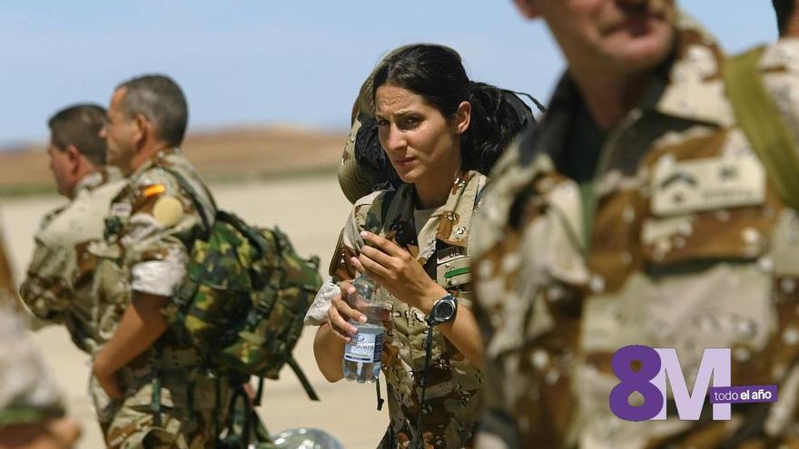 Último recuento de mujeres en los ejércitos: 15.698, un punto más que la media OTAN