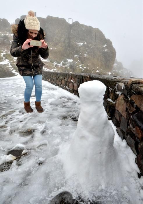 NIEVE CUMBRE GRAN CANARIA