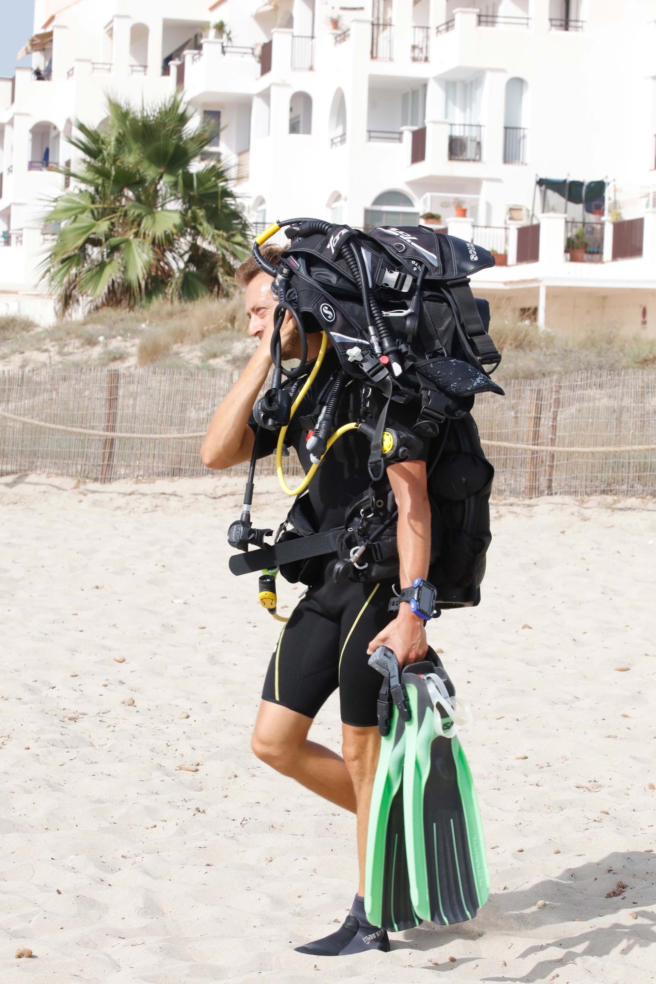 Bautizo de buceo en familia