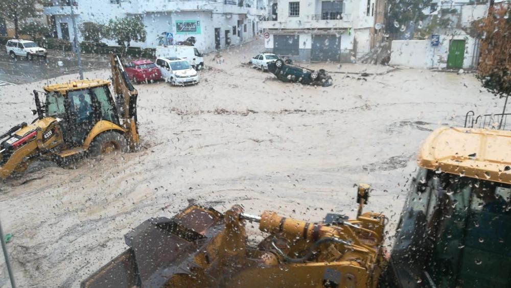 La lluvia ha causado importantes daños en la comarca de Antequera.