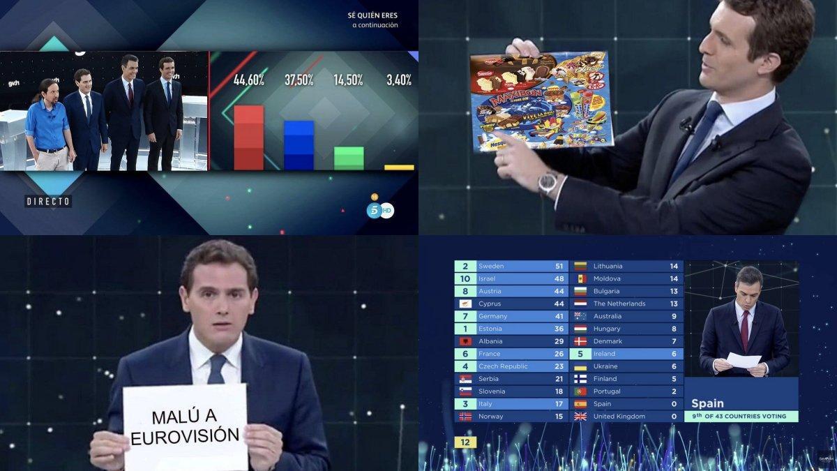 Algunos de los mejores memes del debate a cuatro organizado por RTVE