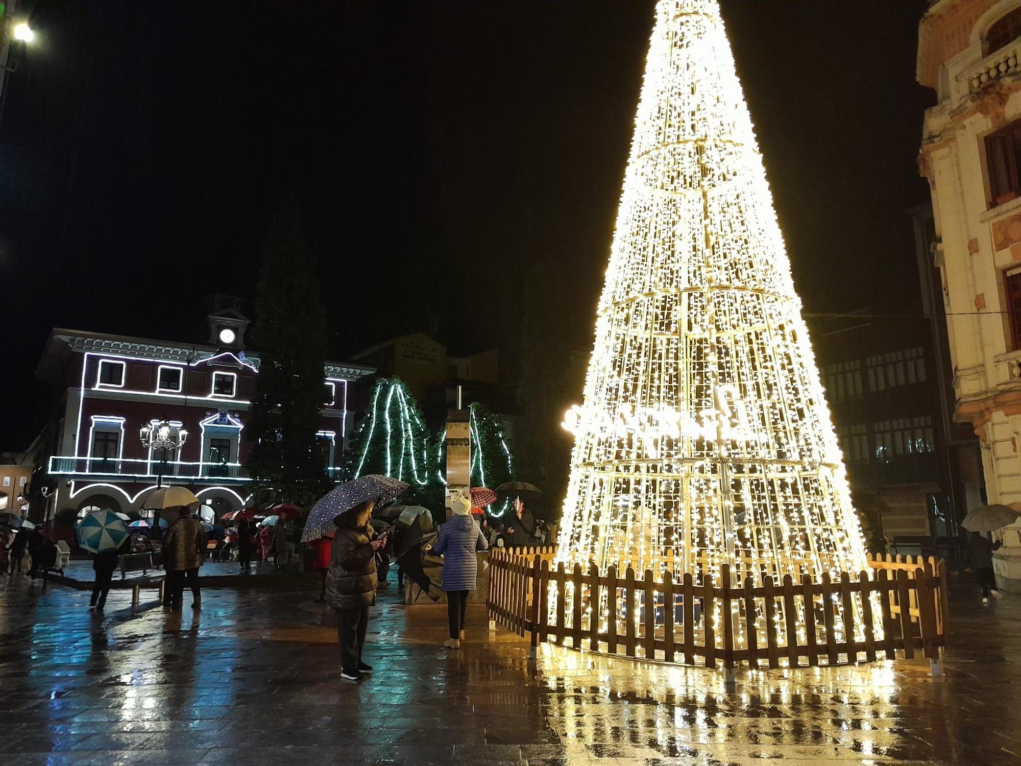 El encendido de las luces de Navidad en Langreo