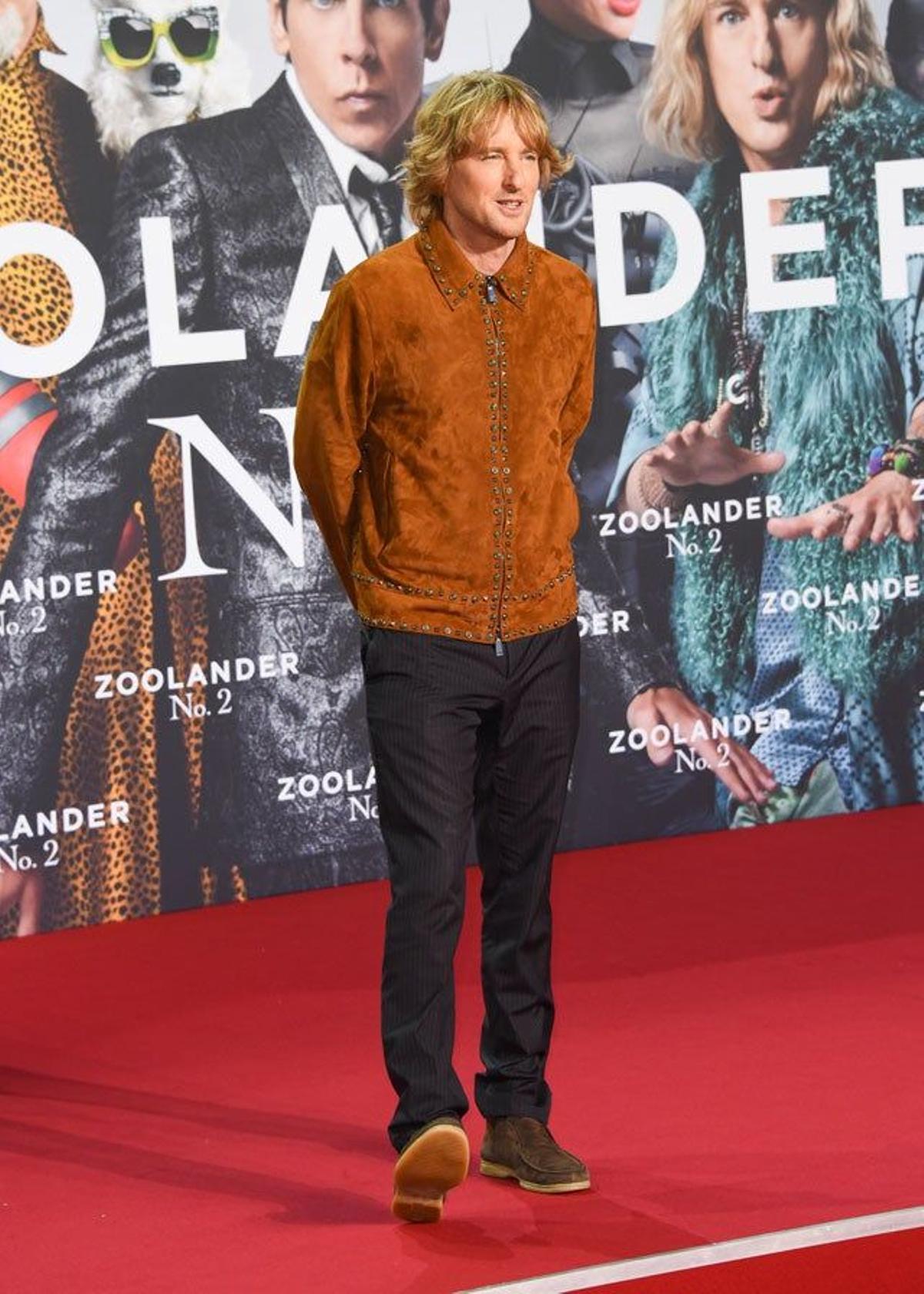 Owen Wilson, en el estreno de 'Zoolander 2' en Berlín.