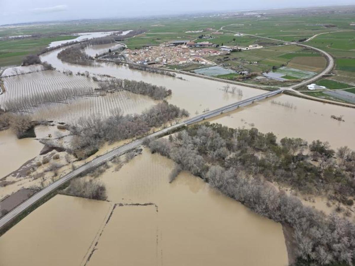 Pradilla de Ebro, este martes.