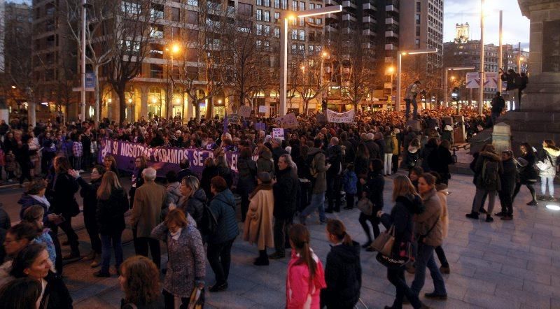 El Día Internacional de la Mujer en Zaragoza