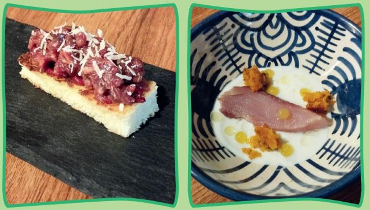 Dos de las tapas que participan este año en el 'Crevillent D'Tapas'