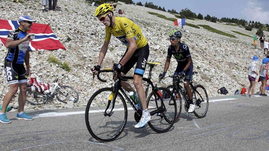 Chris Froome en Mont Ventoux