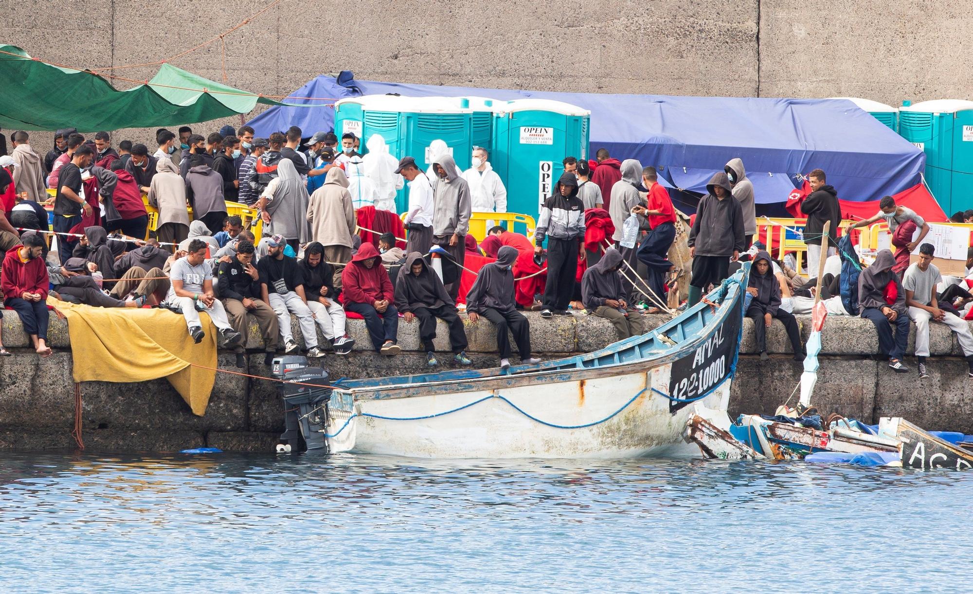 Rescate de 281 inmigrantes en Canarias este jueves