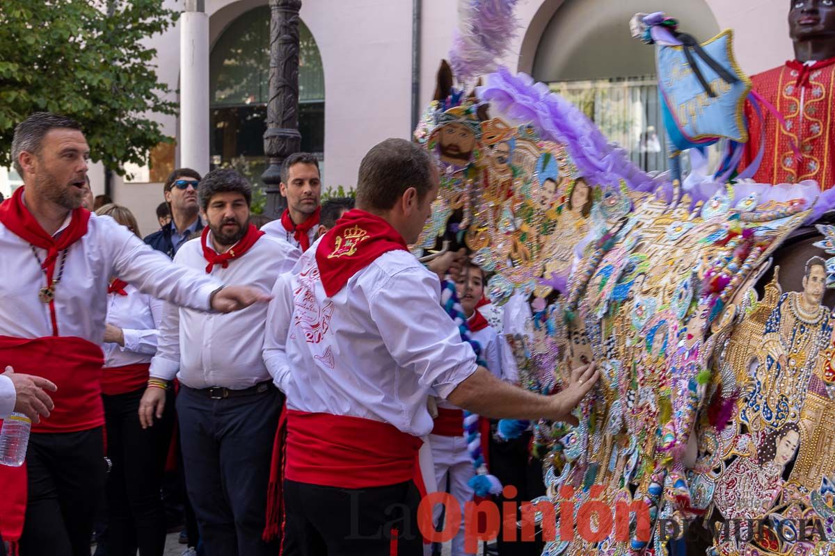 Recorrido Caballos del Vino día dos de mayo en Caravaca