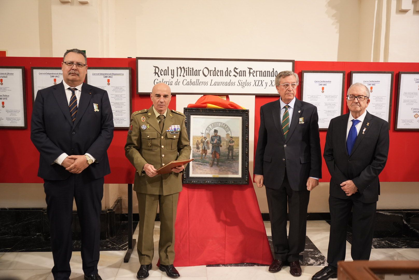 Exposición militar en San Felipe Neri