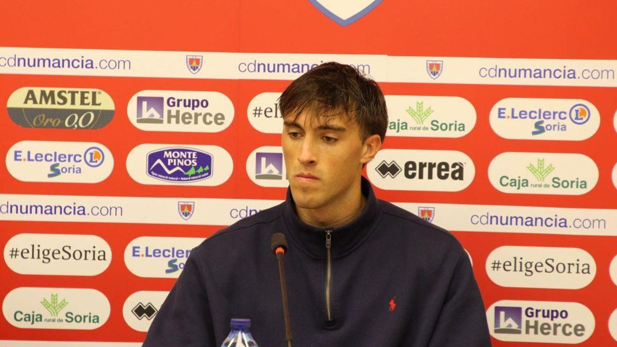 Marc Fuentes va jugar al Numància la segona volta del curs passat