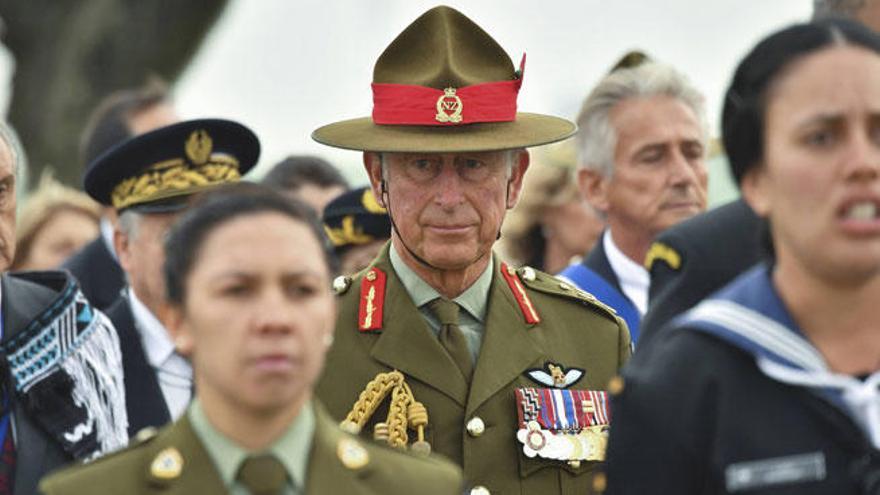 El príncipe Carlos en un acto el viernes en Nueva Zelanda.