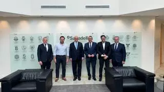 Oliu (Banco Sabadell) recaba el apoyo del presidente de la Diputación y los alcaldes de Alicante y Elche ante la opa de BBVA